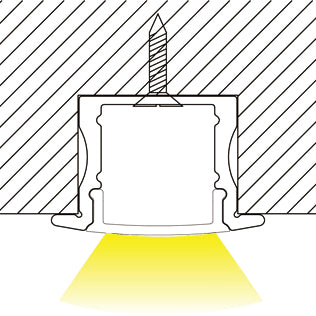 recessed single housing pattern