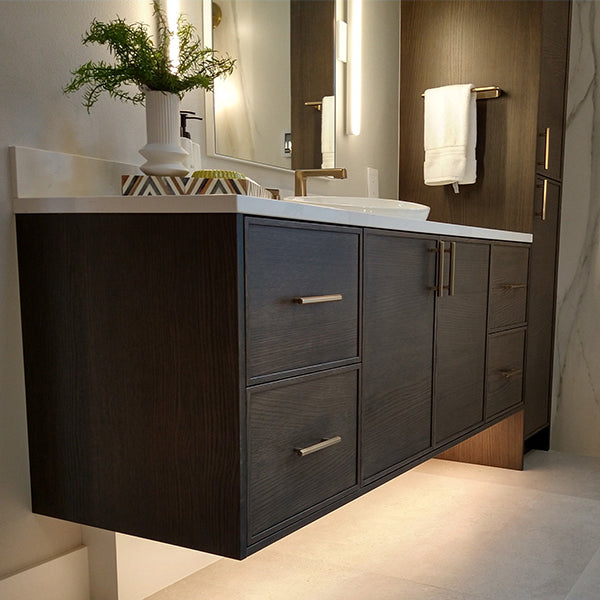 bathroom toe kick lighting