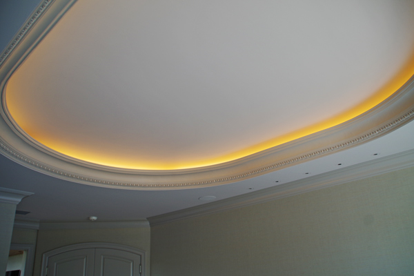 collage of LED light fixtures