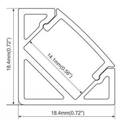 Milkyページ Corner Fixture – Northwest LED Lighting