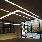 modern waiting area with pendant lighting