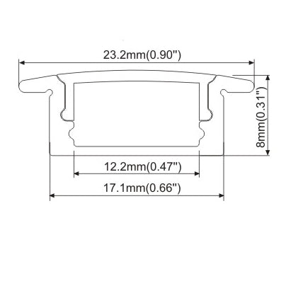 recessed micro housing pattern